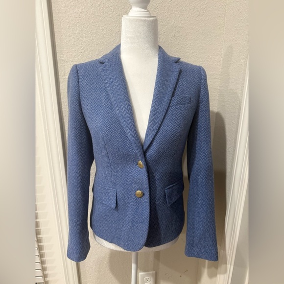J. Crew Jackets & Blazers - J. Crew Women's Blue Blazer Sz 0 Schoolboy